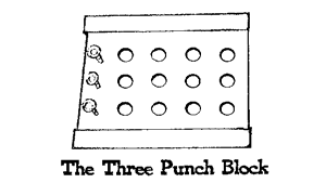 The Frank Hansen 3 Punch Block